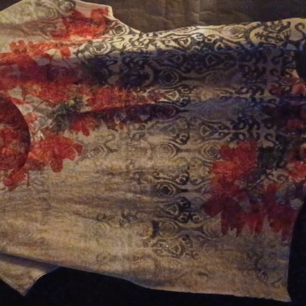 A short sleeve shirt it's see through. You can wear a tank top underneath